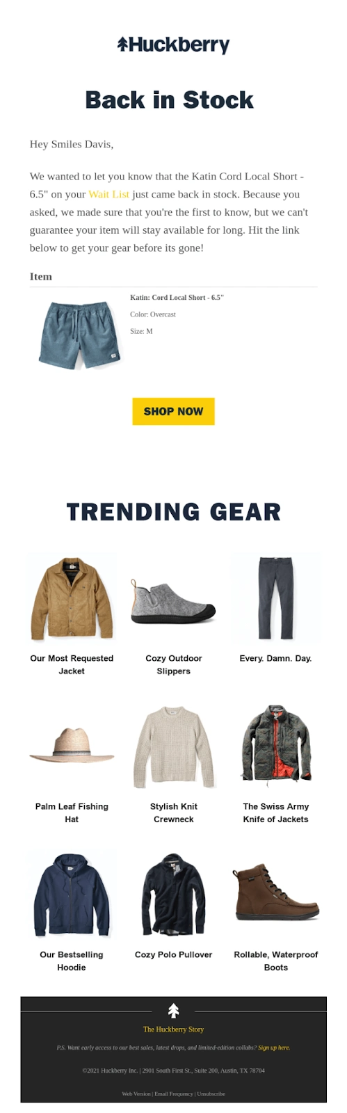 Retargeting Example