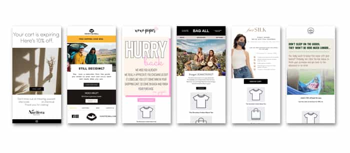 cart email series