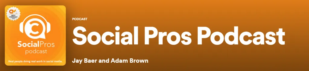 Social Pros Podcast on Spotify