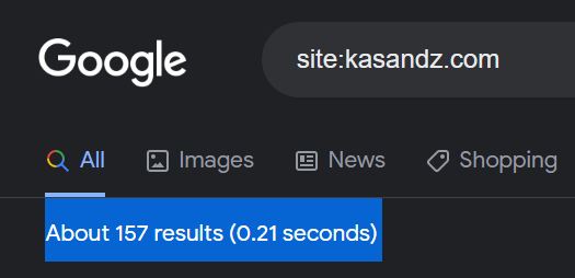  Website is Indexed