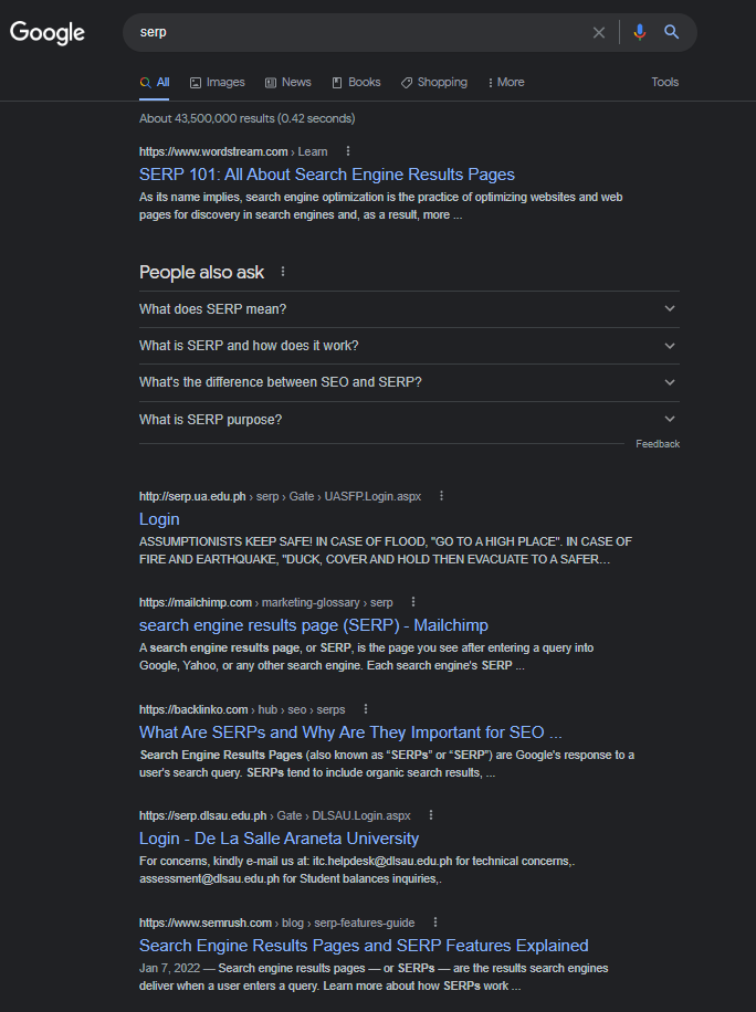 SERP